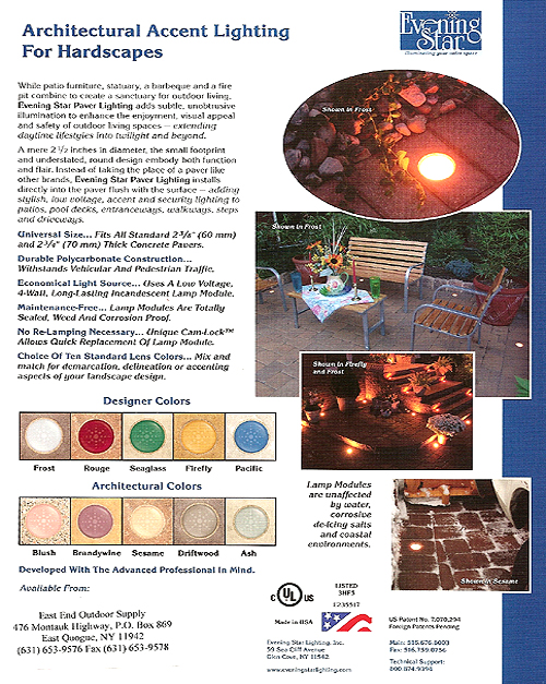 East End Outdoor Supply 631.653.9576 476 Montauk Highway E. Quogue